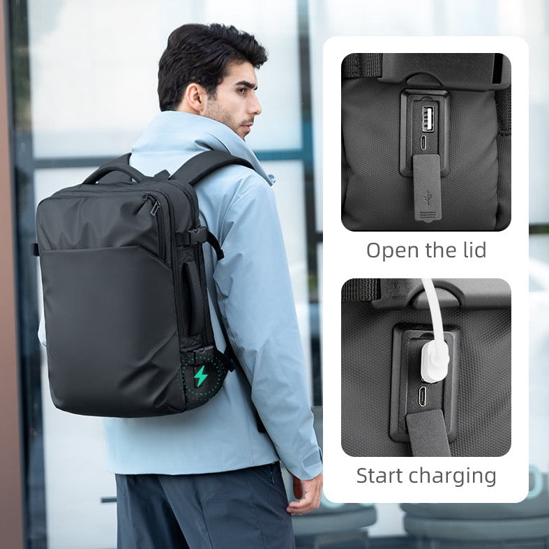 backpack that charges laptop Mark Ryden All Access