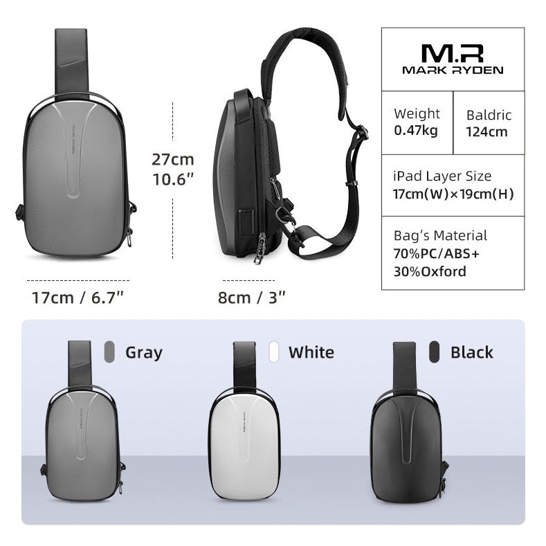 Mark Ryden Aston | ABS Hard Shell Sling Bag | Crossbody Style Bag ...