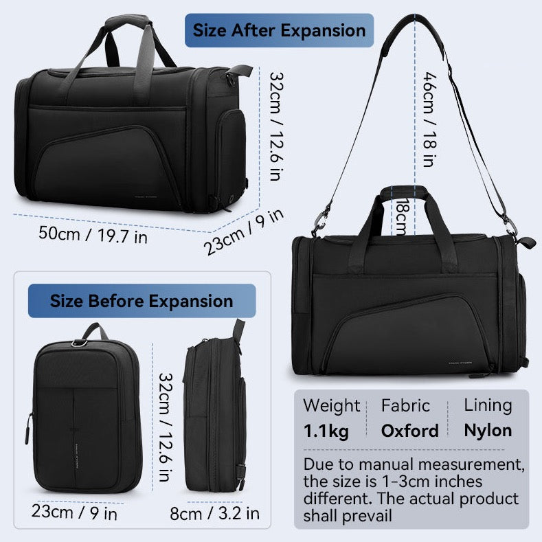 Mark Ryden Original Collapsable stye travel & gym duffel bag