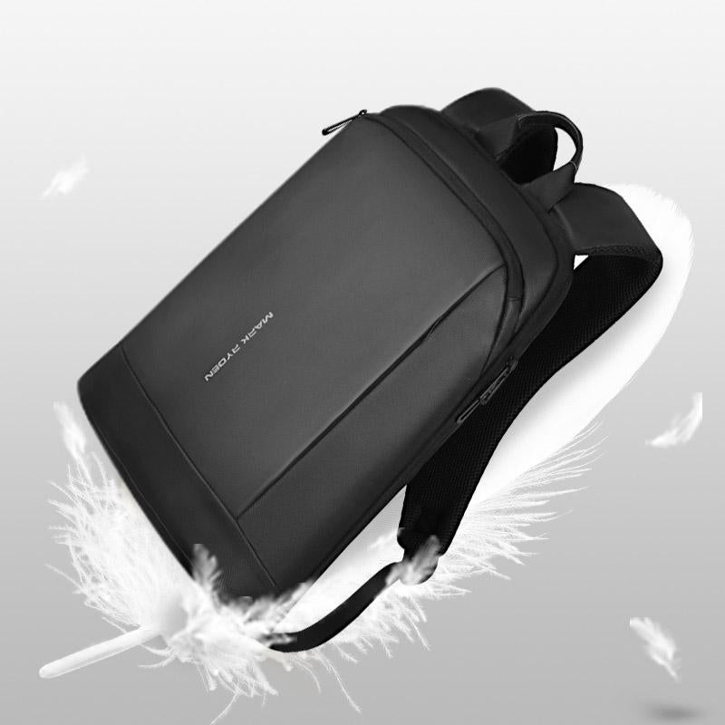 Mark Ryden super lightweight and waterproof USB charging backpack. 
