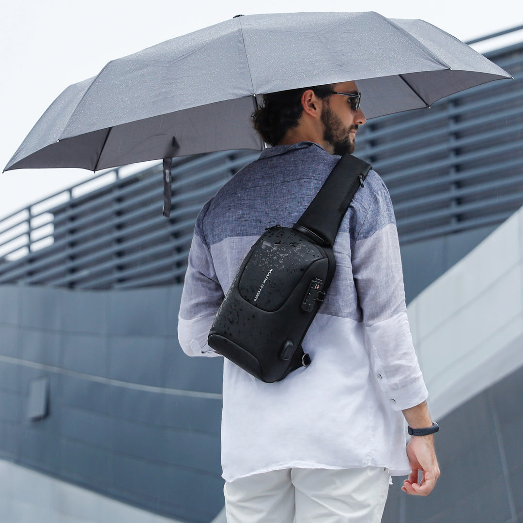 Anti Theft & USB Charging Sling Bag | Mark Ryden Crypto with TSA Lock –  Mark Ryden Canada